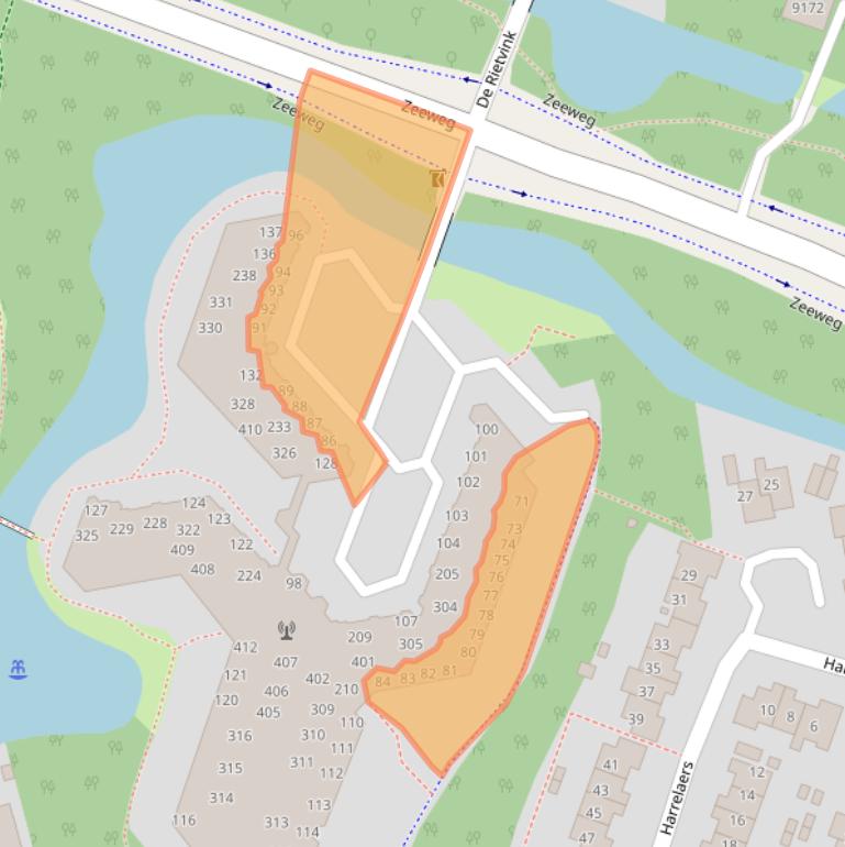 Kaart van postcodegebied 1851CZ.
