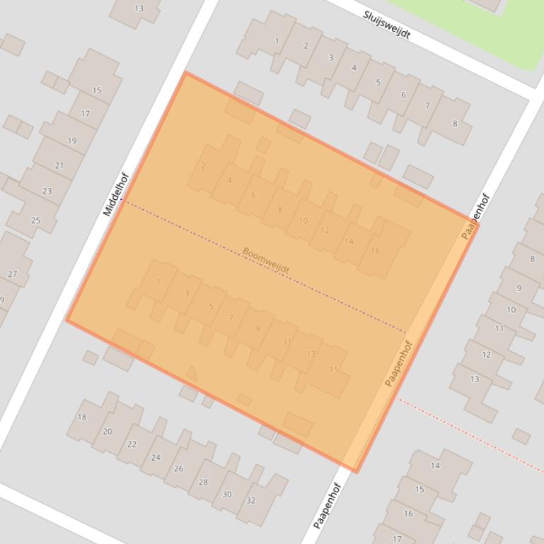 Kaart van postcodegebied 1851EL.