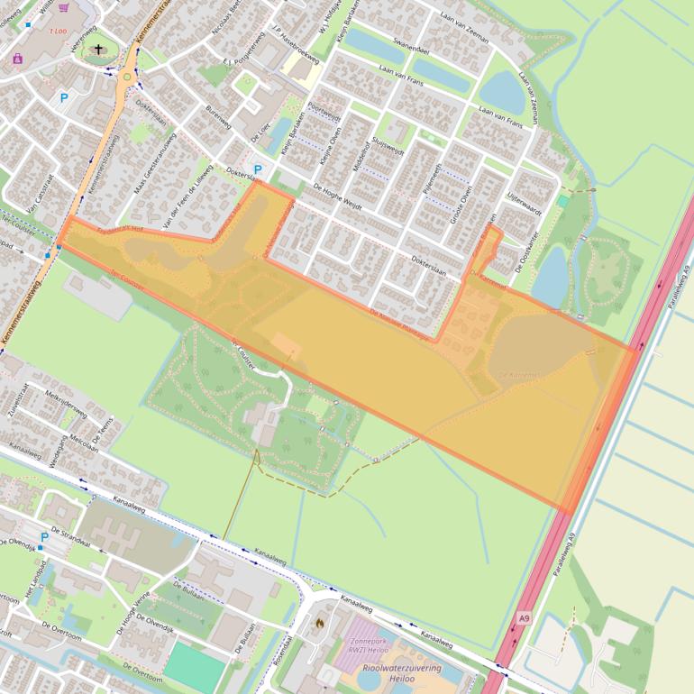 Kaart van postcodegebied 1851GD.