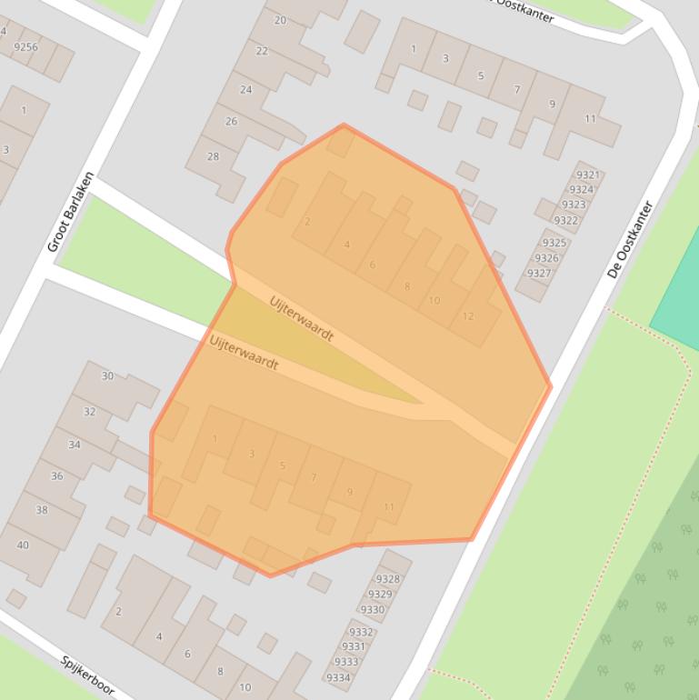 Kaart van postcodegebied 1851GH.
