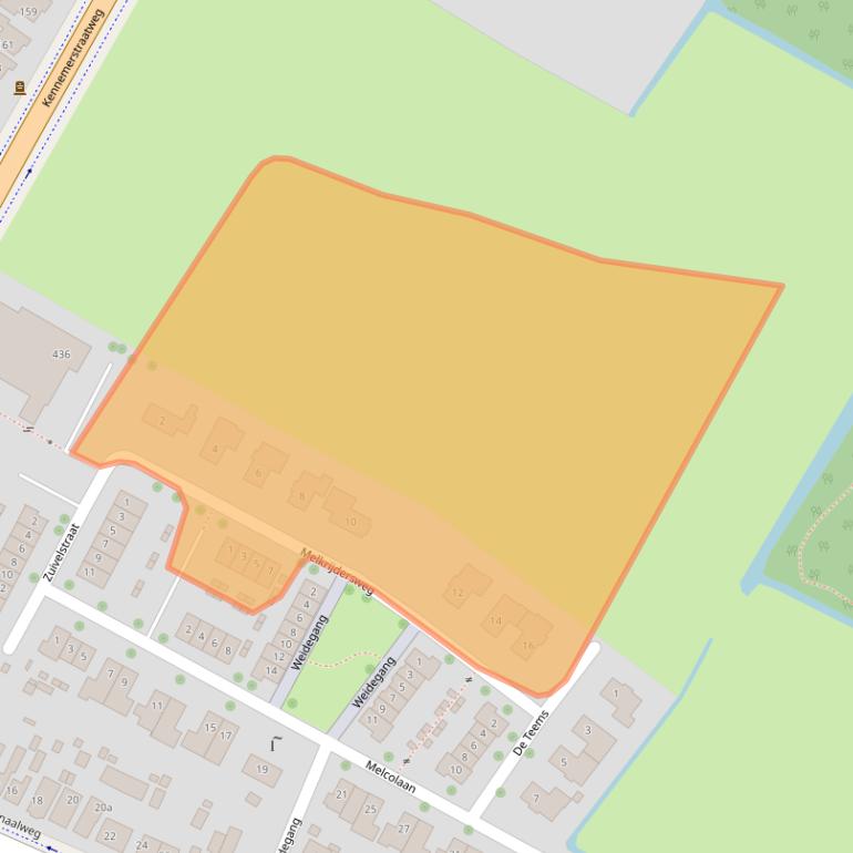 Kaart van postcodegebied 1851GL.
