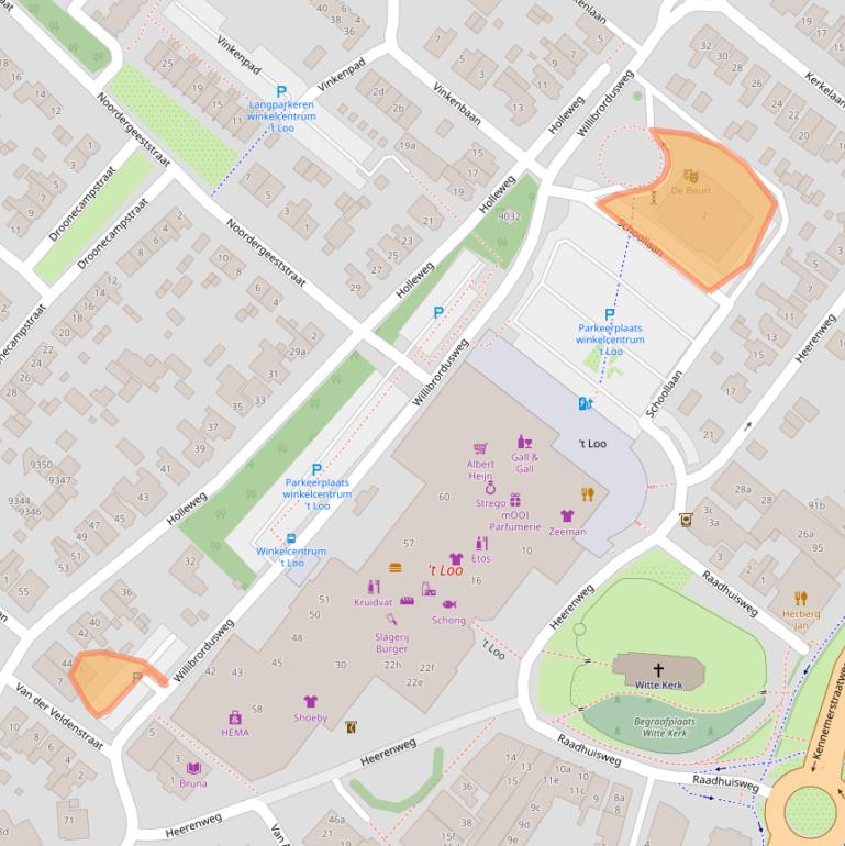 Kaart van postcodegebied 1851HB.