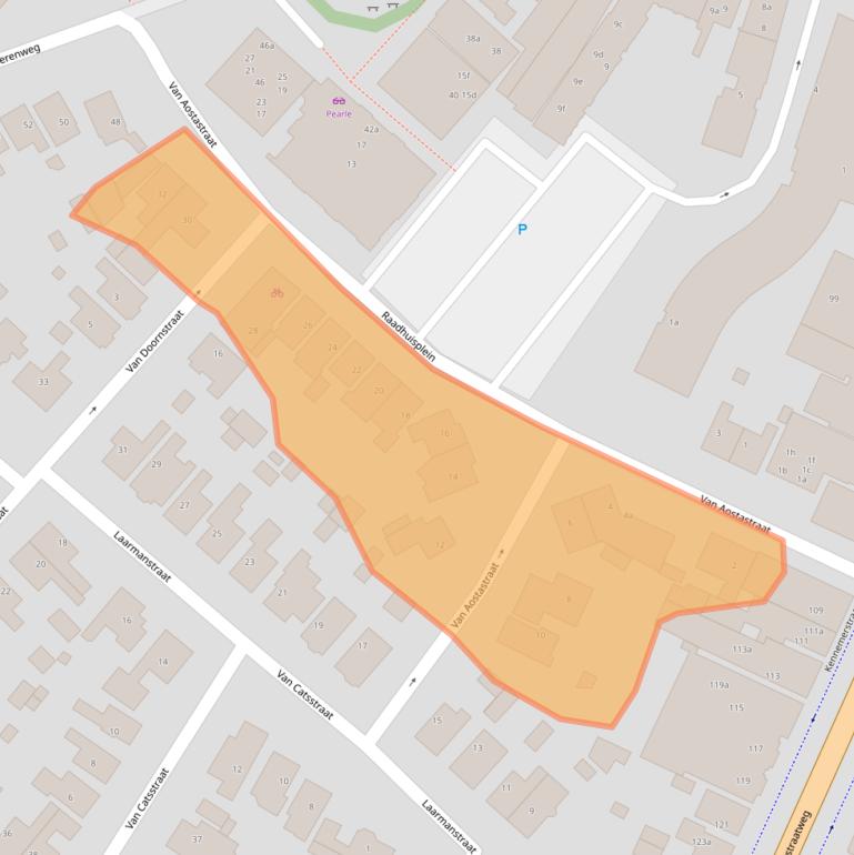 Kaart van postcodegebied 1851JC.