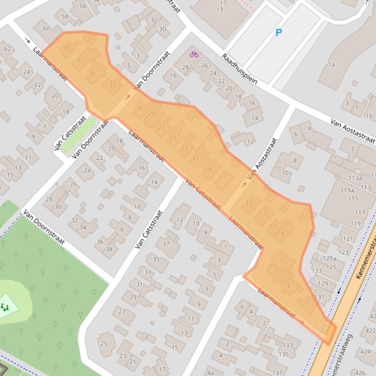 Kaart van postcodegebied 1851JD.