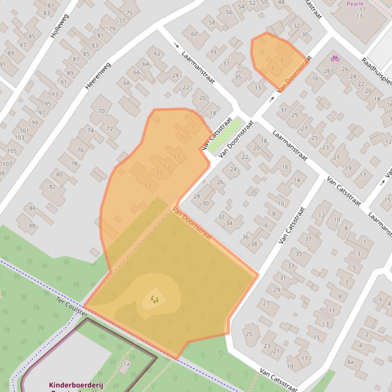 Kaart van postcodegebied 1851JJ.