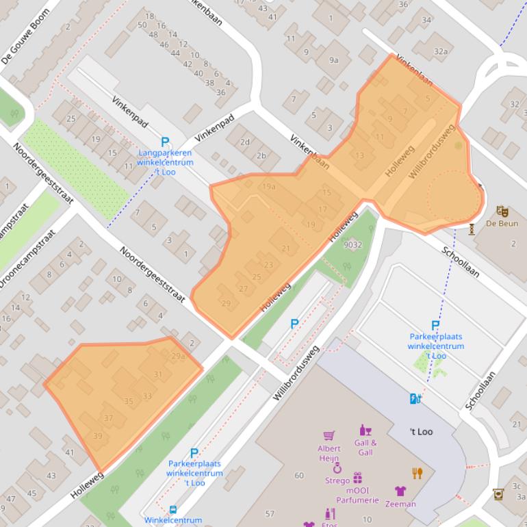 Kaart van postcodegebied 1851KC.