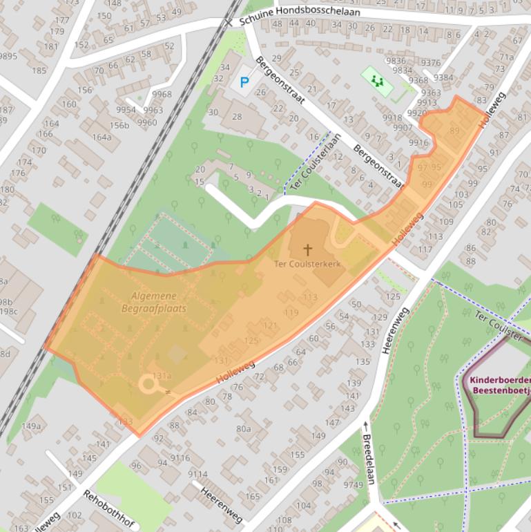Kaart van postcodegebied 1851KE.