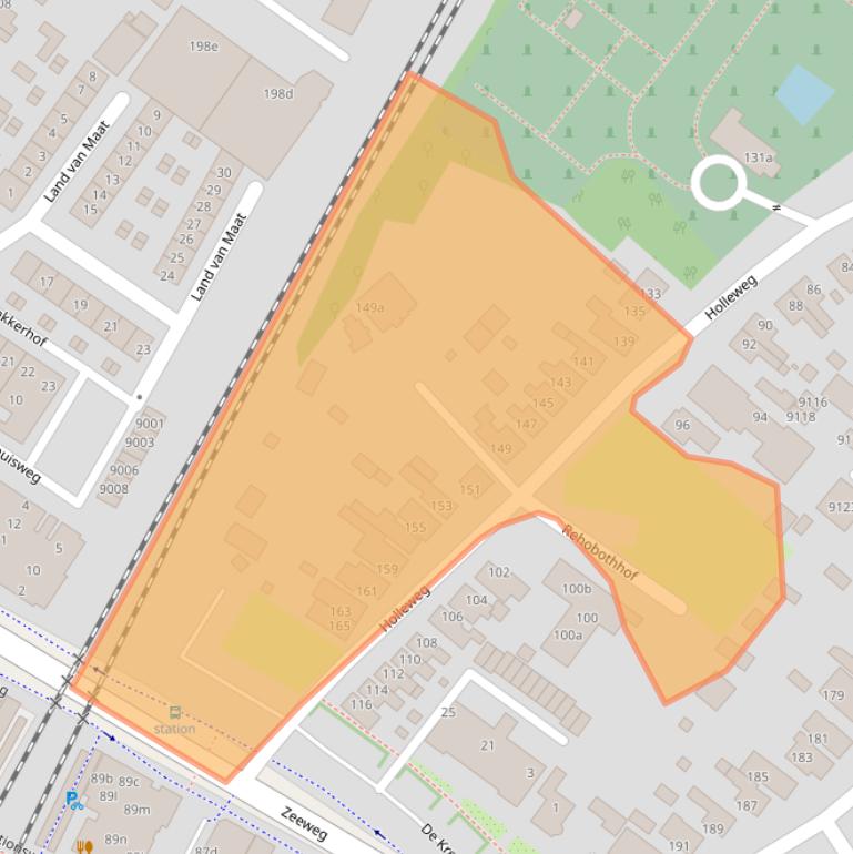 Kaart van postcodegebied 1851KG.