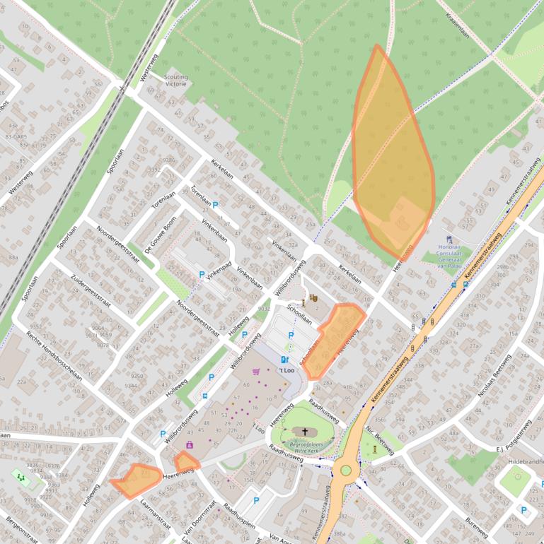 Kaart van postcodegebied 1851KL.