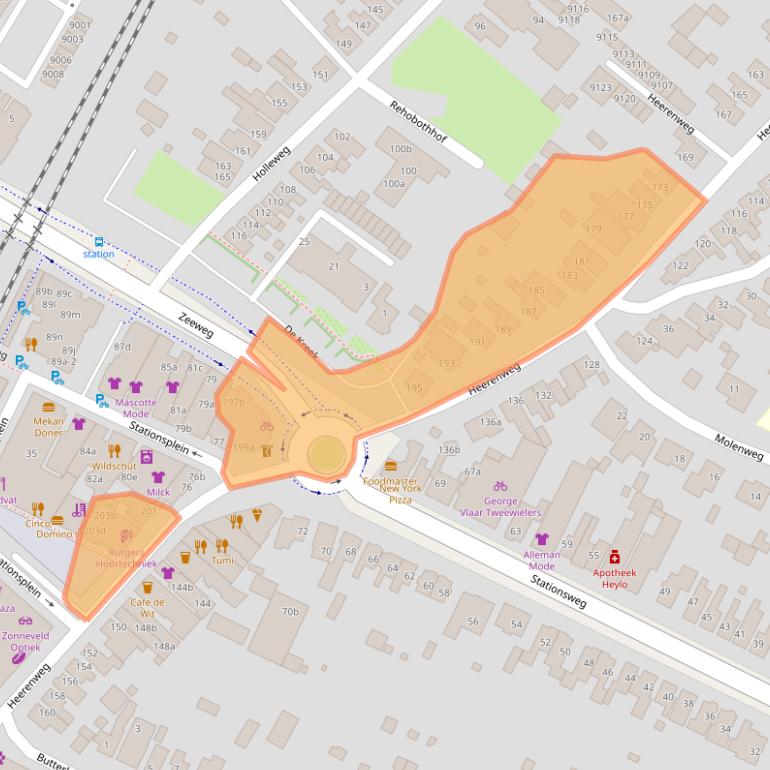 Kaart van postcodegebied 1851KP.