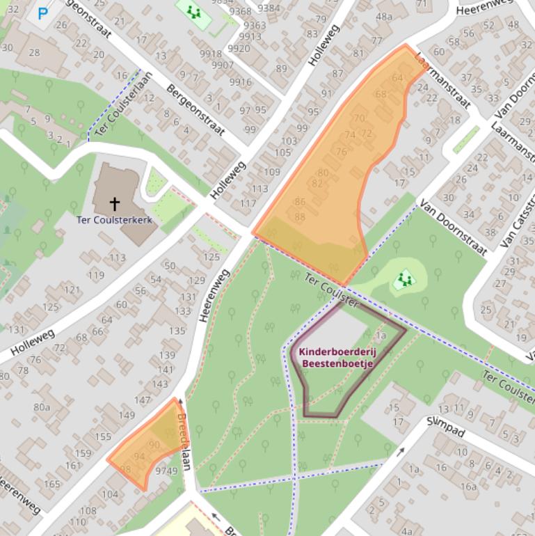 Kaart van postcodegebied 1851KT.