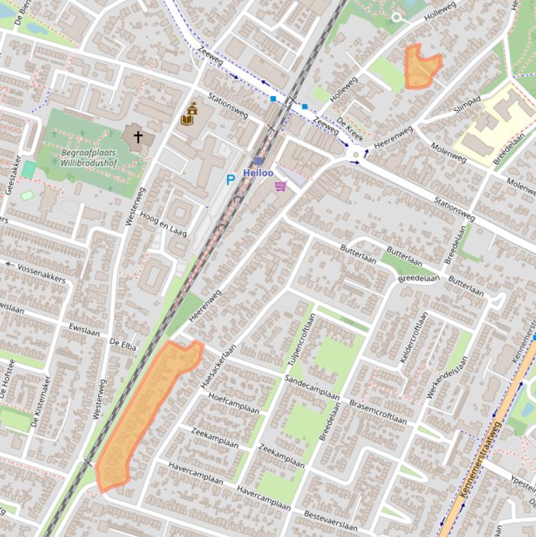 Kaart van postcodegebied 1851KZ.