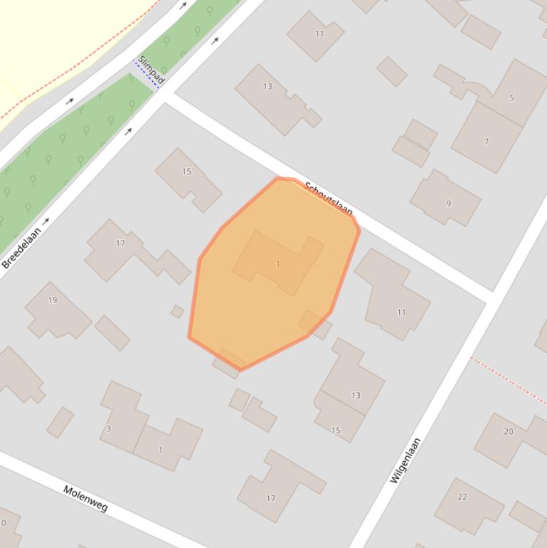 Kaart van postcodegebied 1851LC.