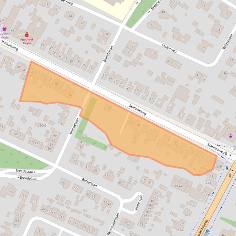 Kaart van postcodegebied 1851LK.