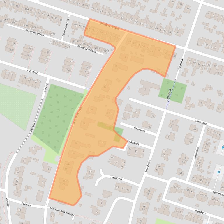 Kaart van postcodegebied 1851MX.