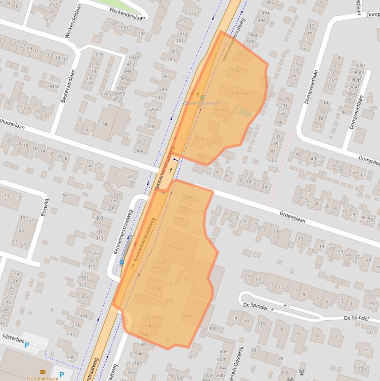 Kaart van postcodegebied 1851NH.