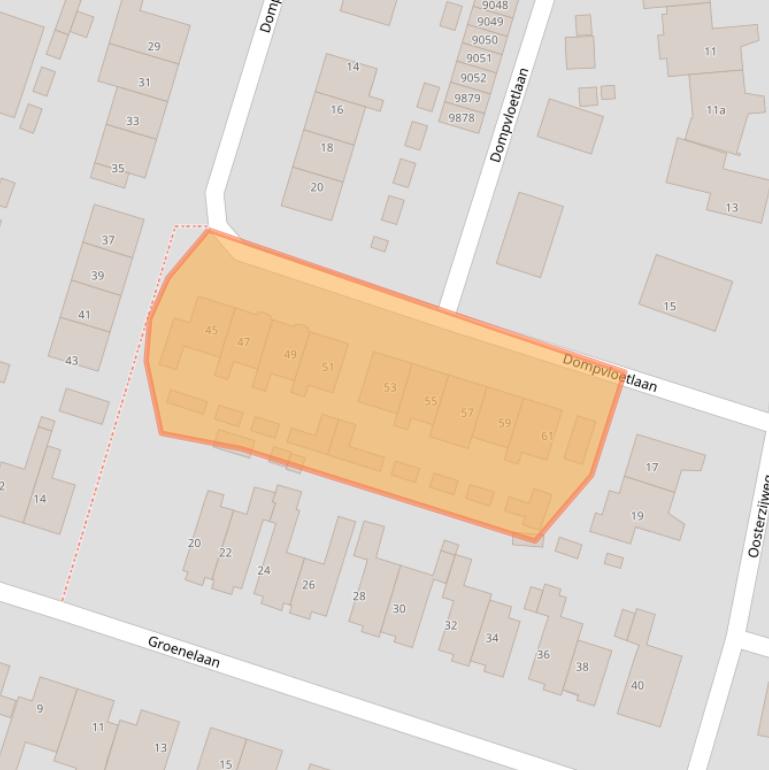 Kaart van postcodegebied 1851NN.