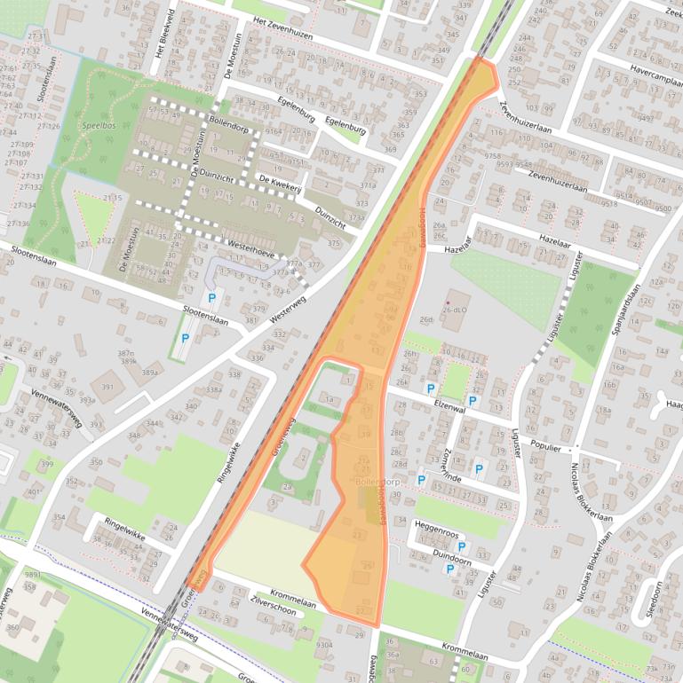 Kaart van postcodegebied 1851PG.