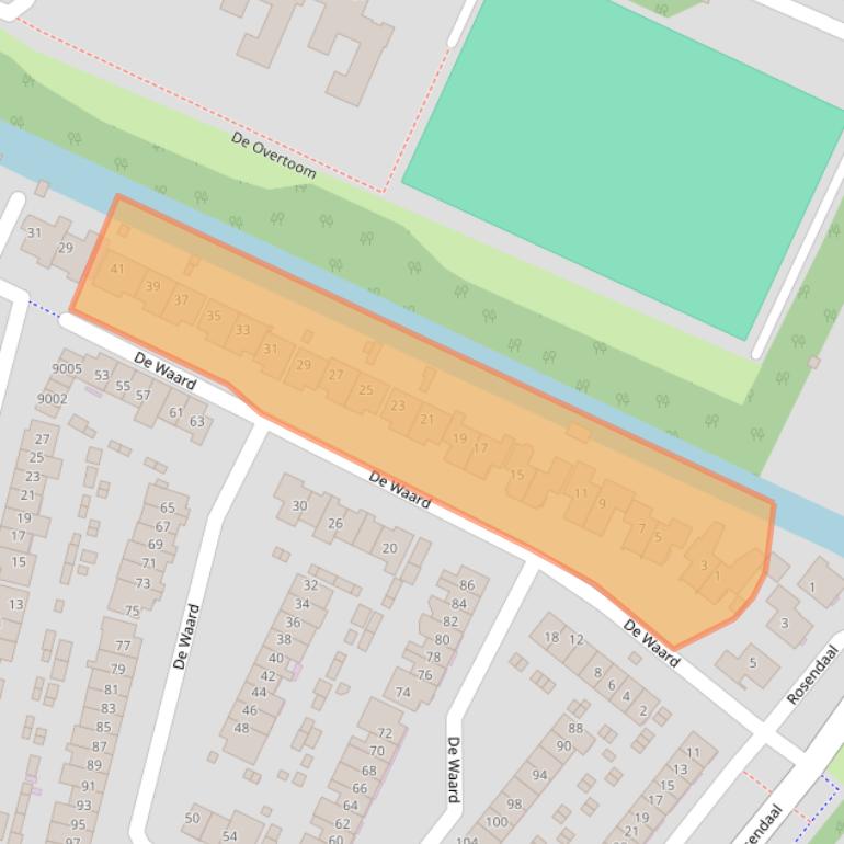 Kaart van postcodegebied 1851RA.