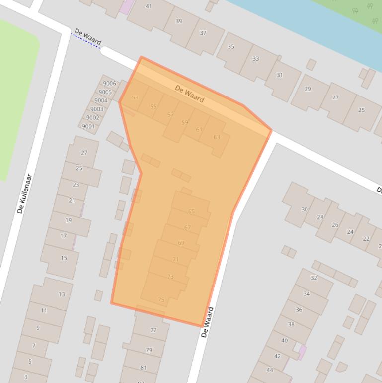 Kaart van postcodegebied 1851RB.