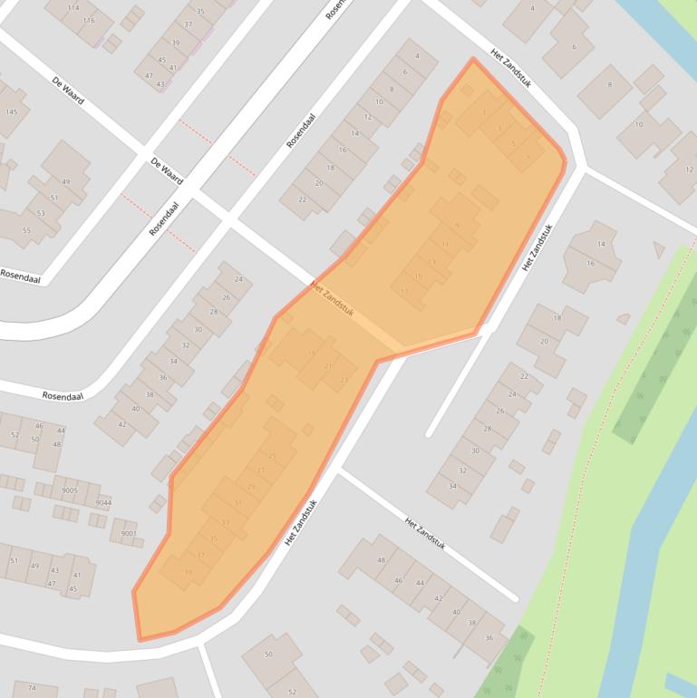 Kaart van postcodegebied 1851RN.