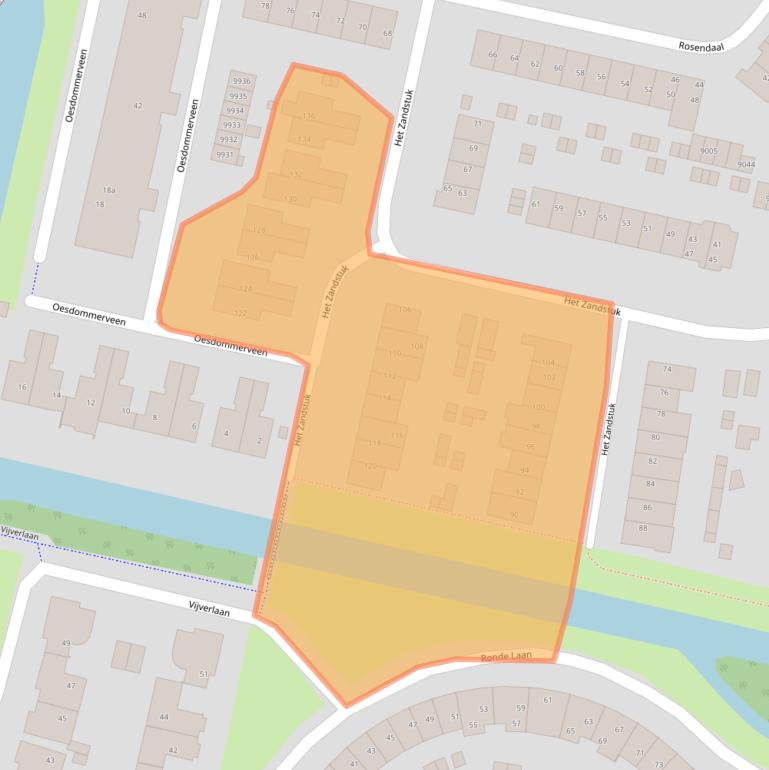 Kaart van postcodegebied 1851RT.