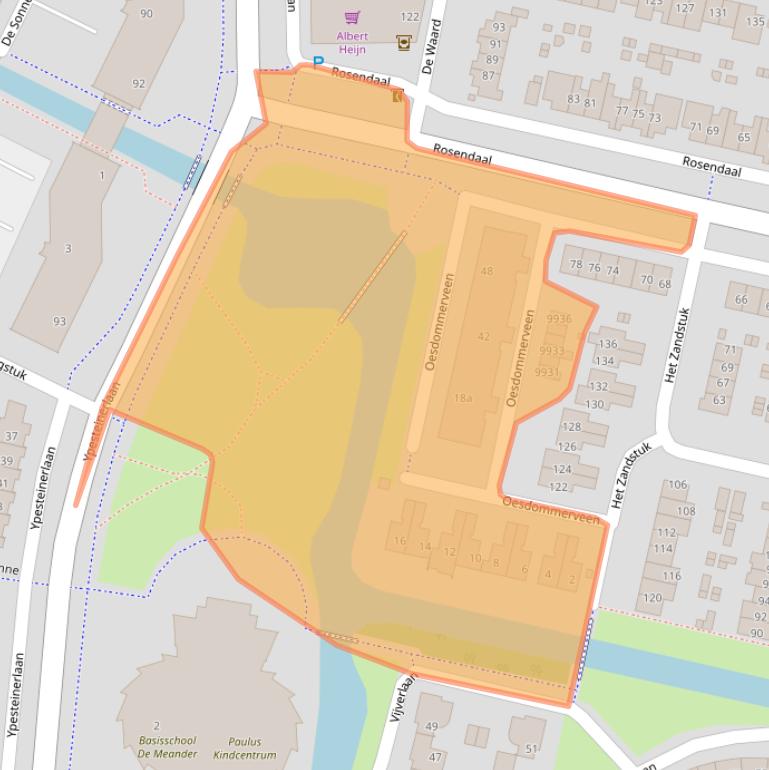Kaart van postcodegebied 1851RX.