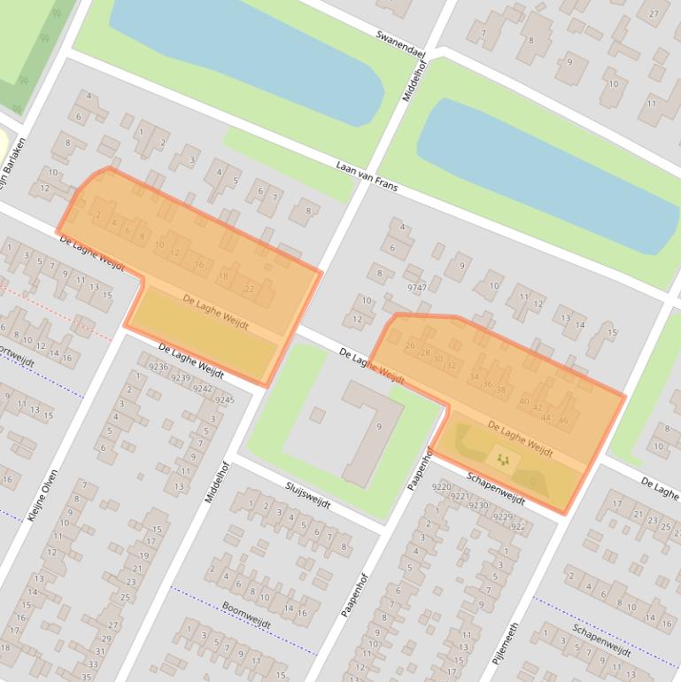 Kaart van postcodegebied 1851SL.