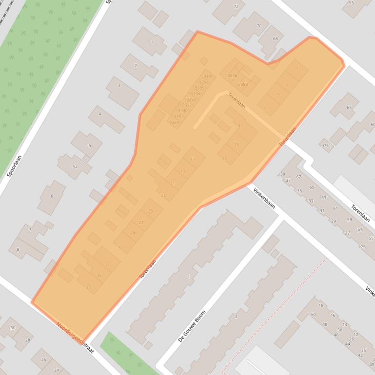 Kaart van postcodegebied 1851TA.