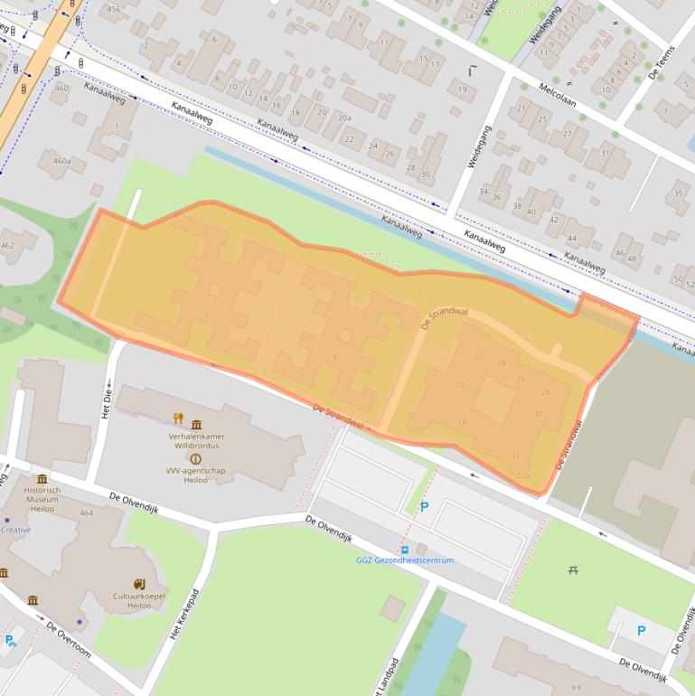 Kaart van postcodegebied 1851VM.