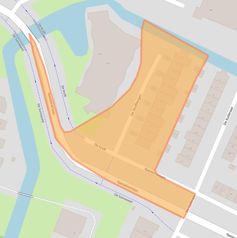 Kaart van postcodegebied 1851WN.