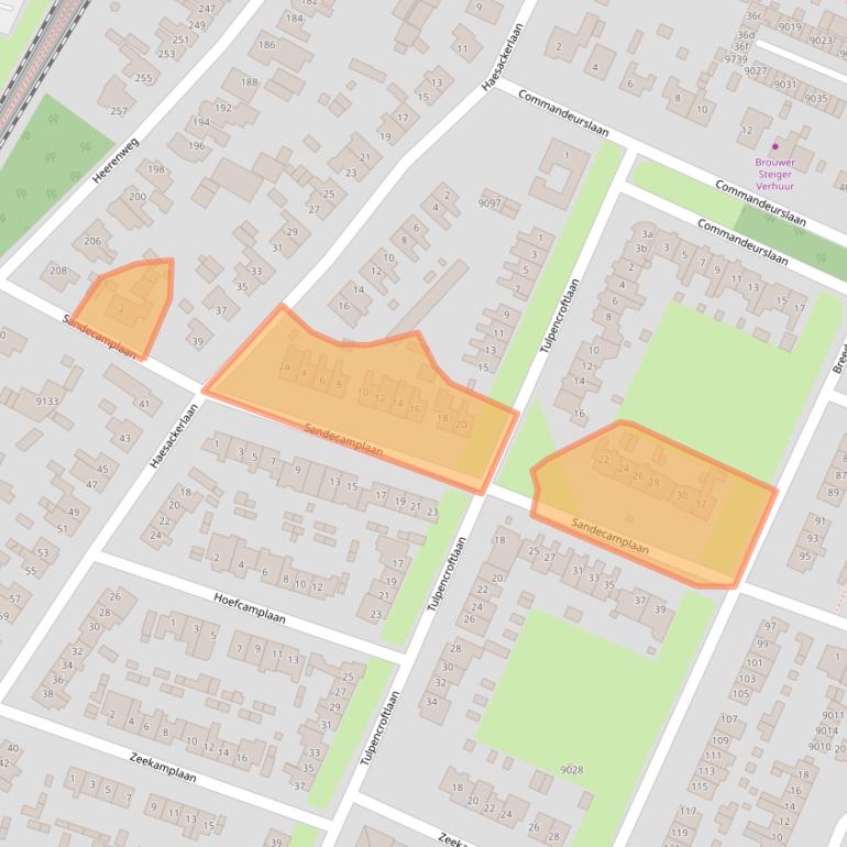 Kaart van postcodegebied 1851XK.