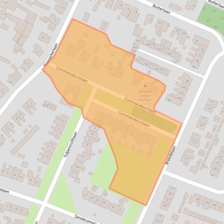 Kaart van postcodegebied 1851XP.