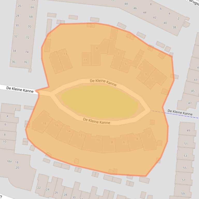 Kaart van postcodegebied 1851ZA.
