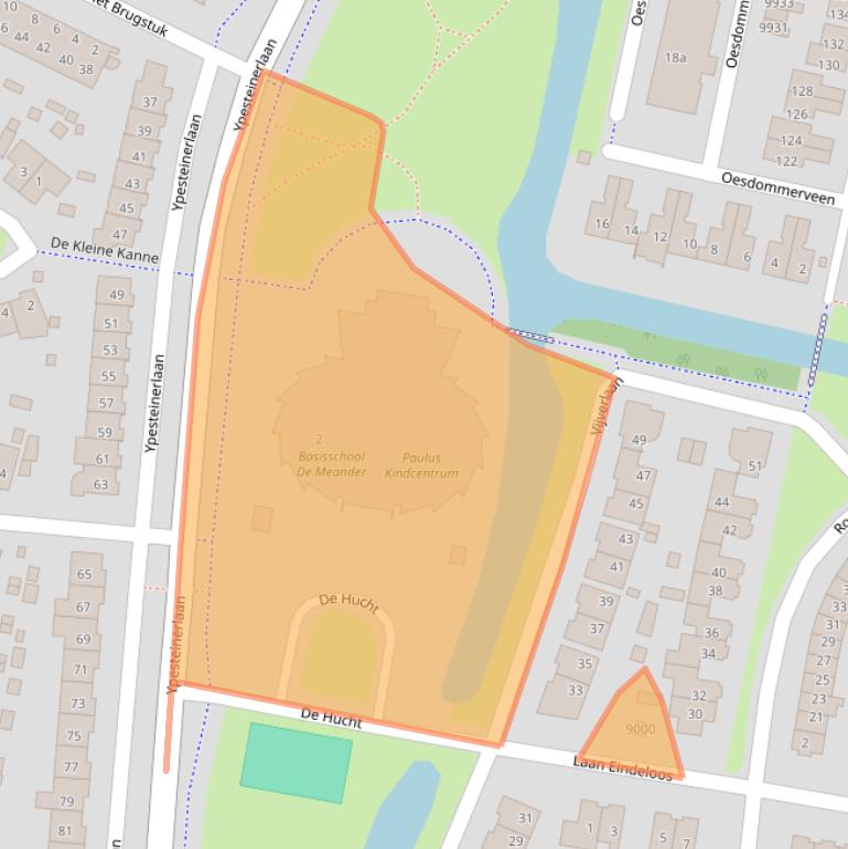 Kaart van postcodegebied 1851ZC.