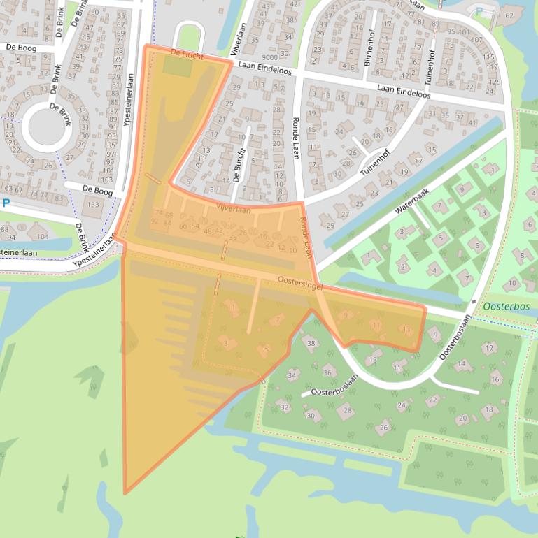 Kaart van postcodegebied 1851ZW.