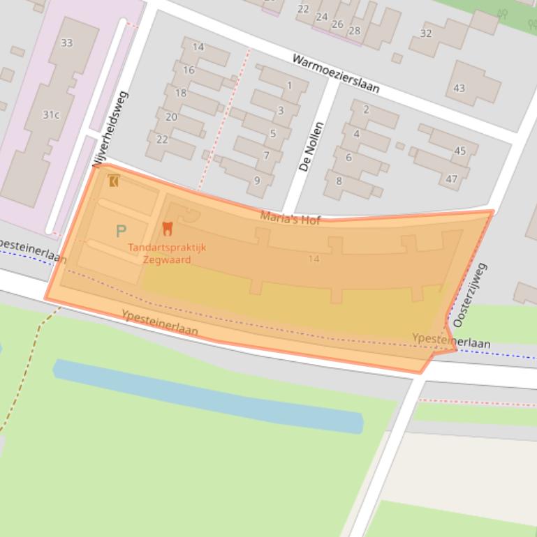 Kaart van postcodegebied 1851ZZ.