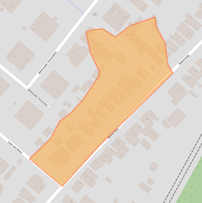 Kaart van postcodegebied 1852AB.