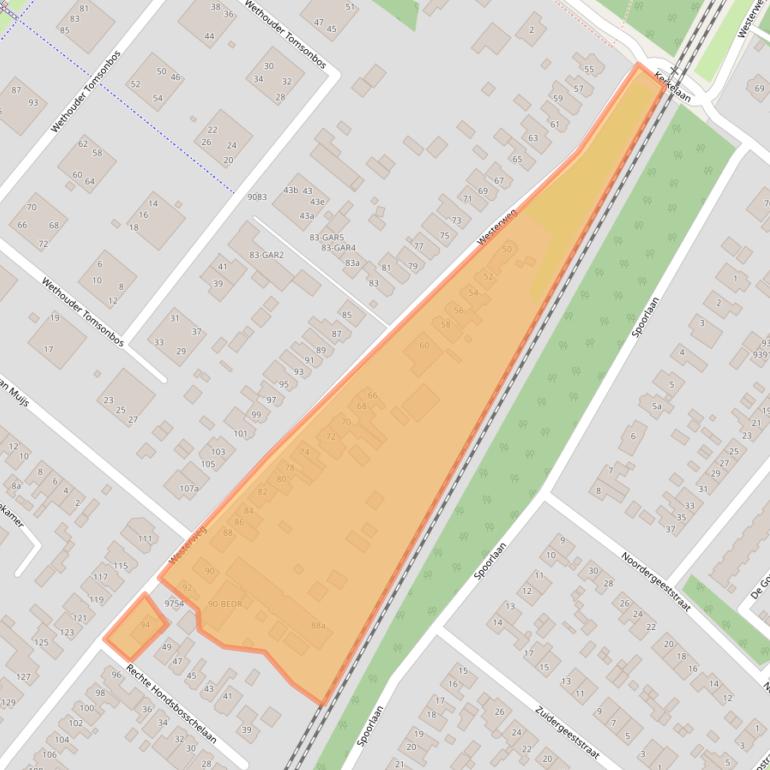 Kaart van postcodegebied 1852AK.