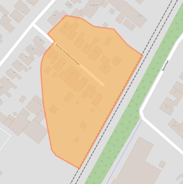 Kaart van postcodegebied 1852AV.