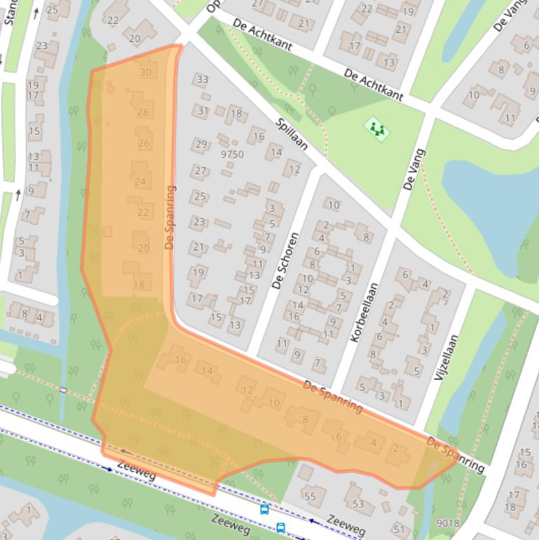 Kaart van postcodegebied 1852BH.