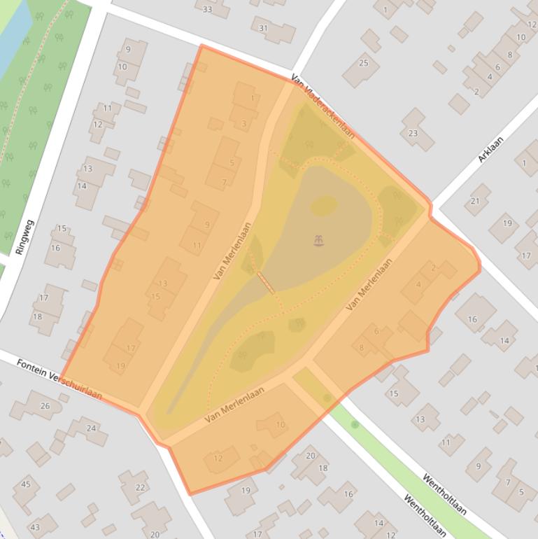 Kaart van postcodegebied 1852CG.