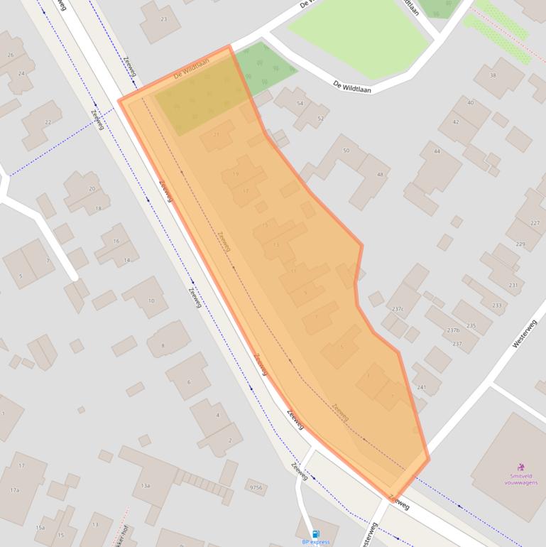 Kaart van postcodegebied 1852CN.