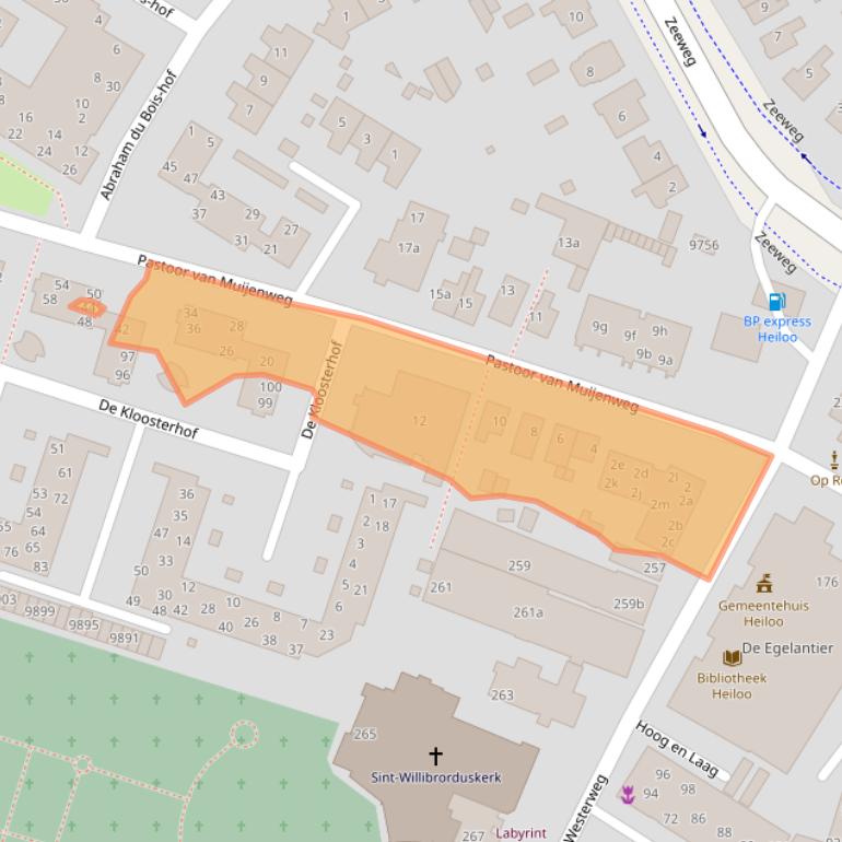 Kaart van postcodegebied 1852EH.