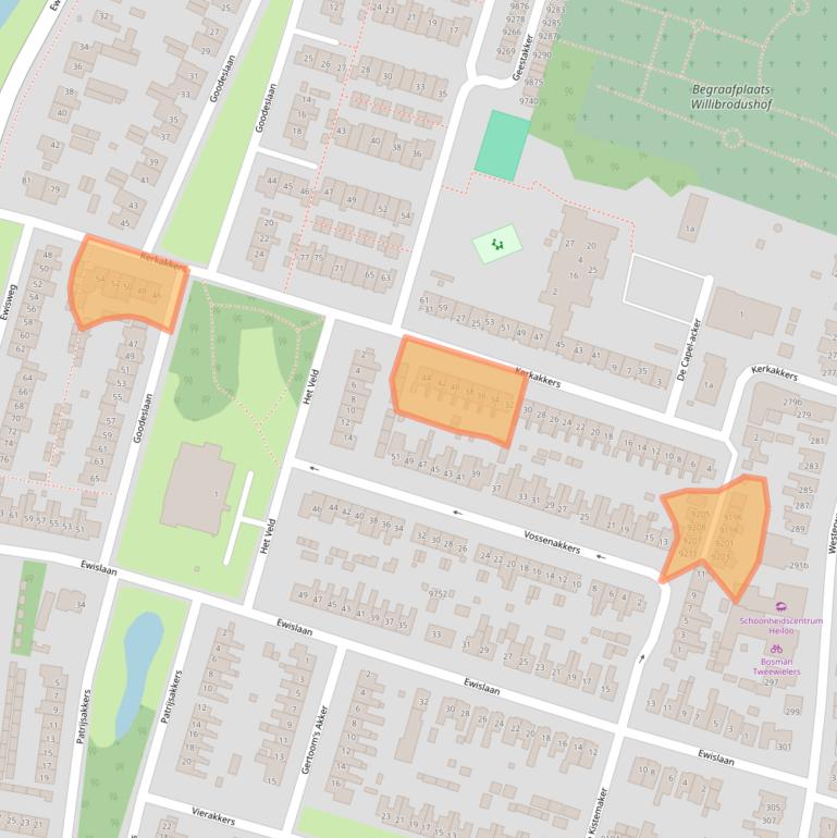 Kaart van postcodegebied 1852GE.