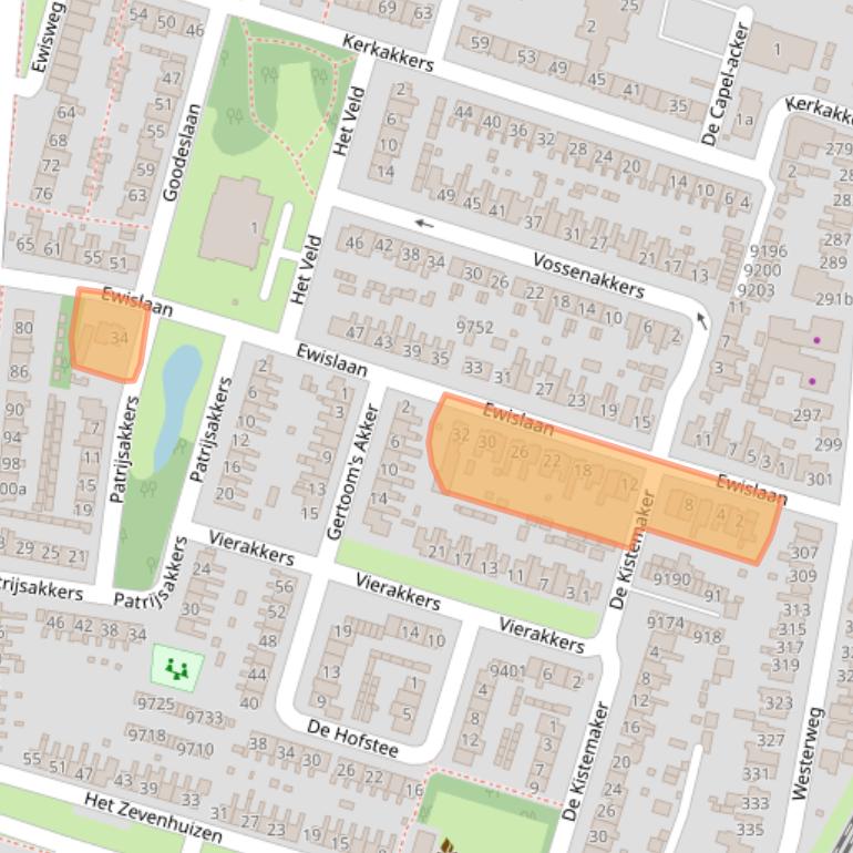 Kaart van postcodegebied 1852GN.