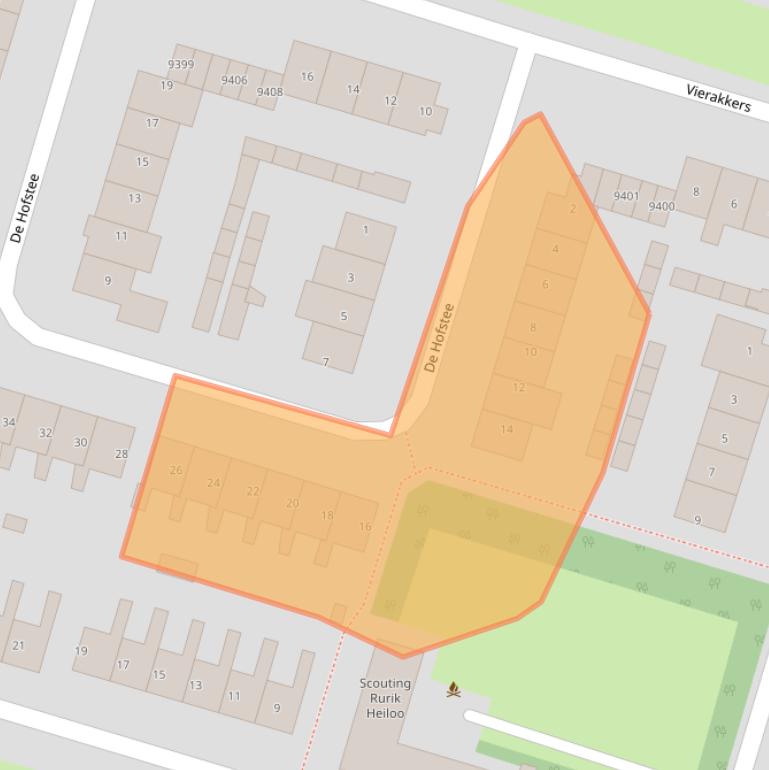Kaart van postcodegebied 1852GT.