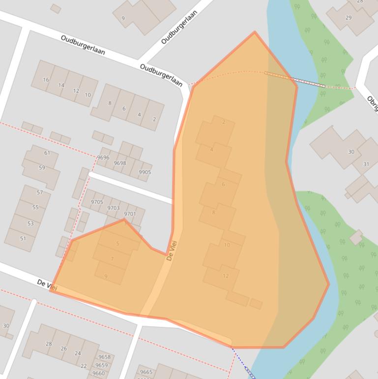 Kaart van postcodegebied 1852KD.