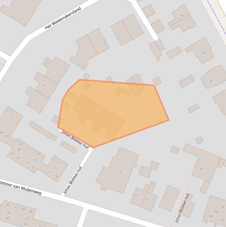 Kaart van postcodegebied 1852LH.