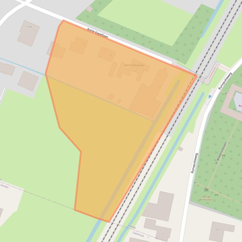 Kaart van postcodegebied 1852PP.